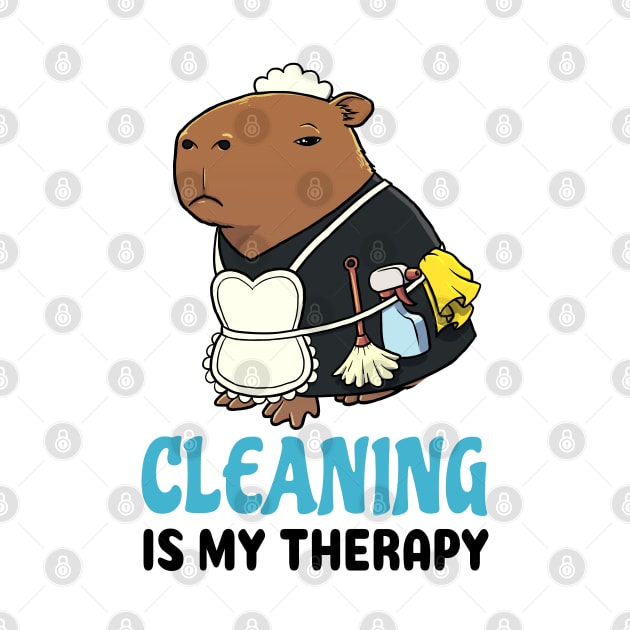 Cleaning is my therapy Capybara by capydays