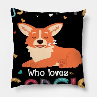 Just A Girl Who Loves Corgi (71) Pillow