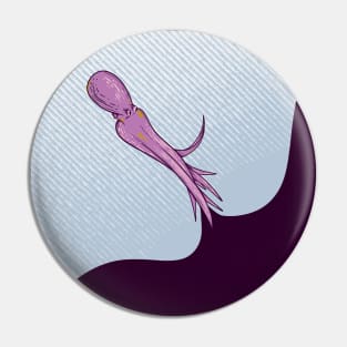 Octopus squiring ink Pin