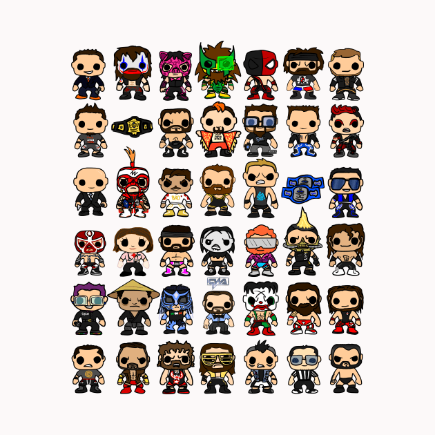 QWA All Year 4 - Pop Vinyl by ChewfactorCreative