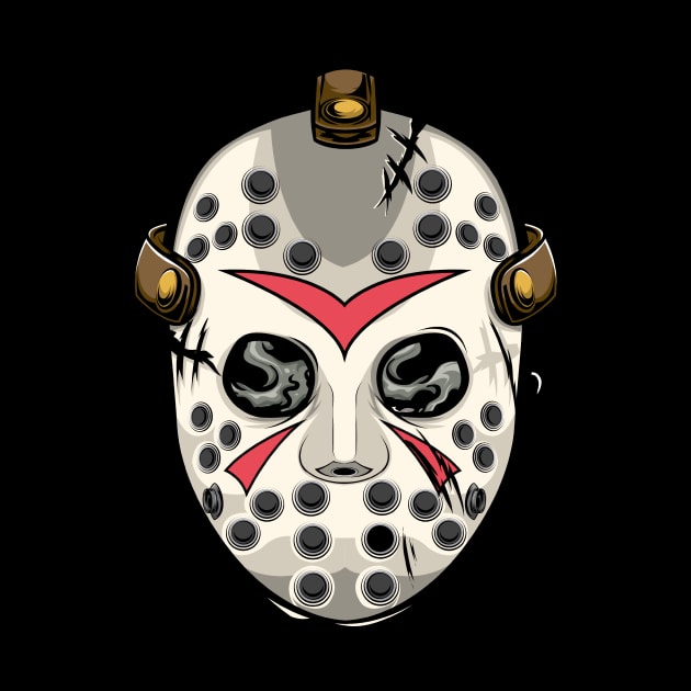 HALLOWEEN JASON MASK by JOISDRAW ART