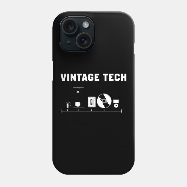 Vintage Tech Media Storage Phone Case by APSketches