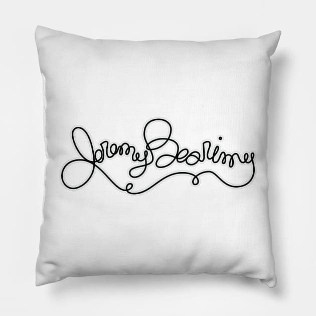 Jeremy Bearimy Pillow by polliadesign