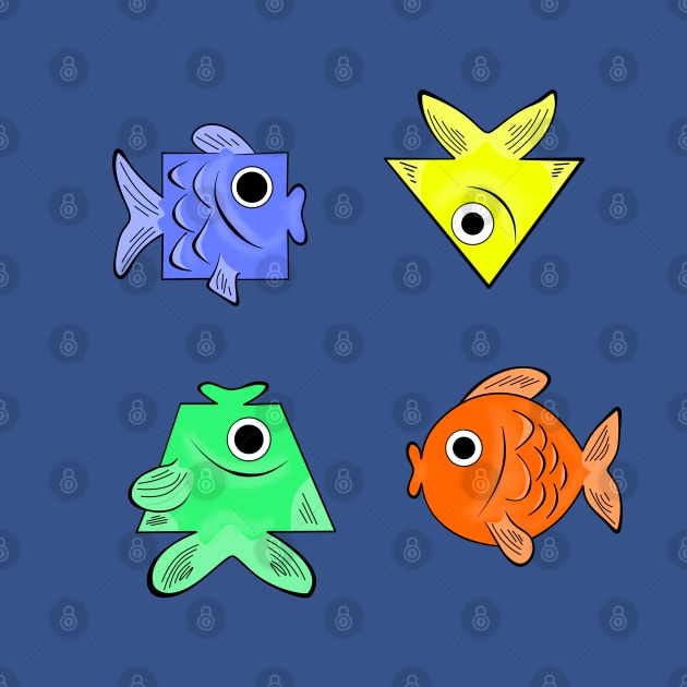 Colorful fish pattern by MariRiUA