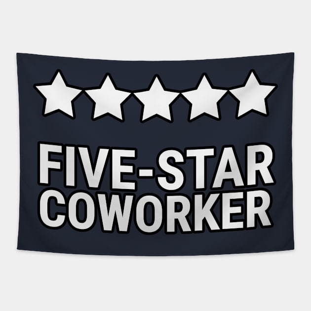 Five star coworker Tapestry by Rabbit Hole Designs