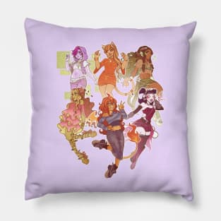 The Winx Club in Monster High Pillow