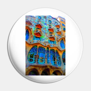 Casa Batllo Barcelona Spain Pin