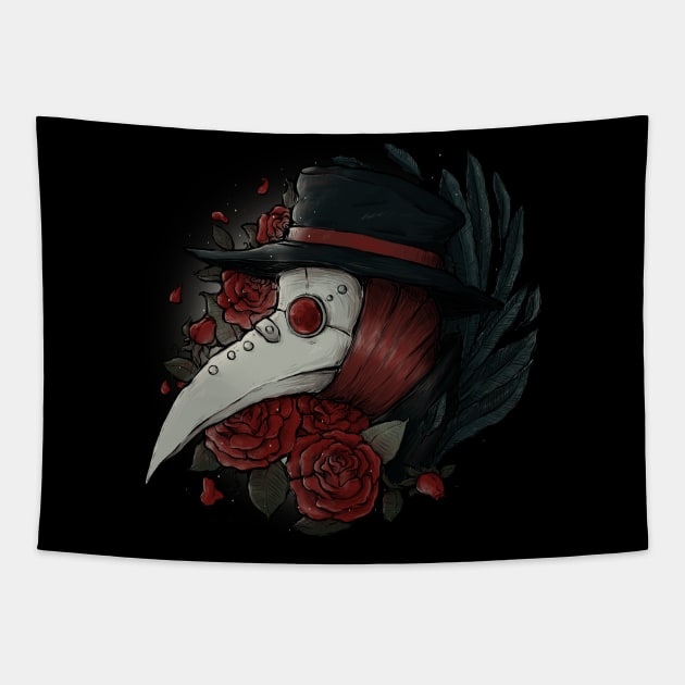 Plague Doctor Tapestry by xMorfina