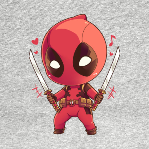 chibi deadpool marvel superhero fanart shirt deadpool t shirt