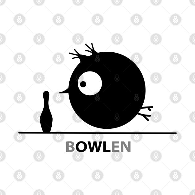 Bowling owl bowls by spontania