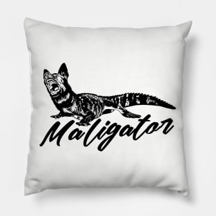 Maligator - Malinois - Belgian shepherd Pillow