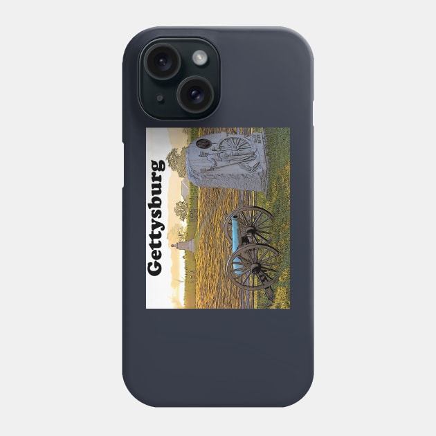 Gettysburg Battlefield Peach Orchard Area Phone Case by Andy's Art