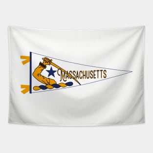 Massachusetts Flag Pennant Tapestry