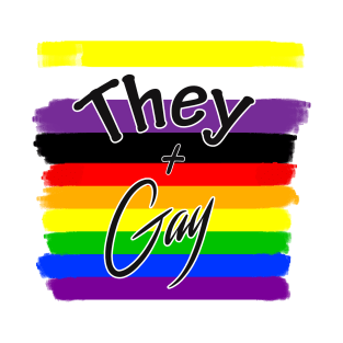 They and Gay Pride T-Shirt