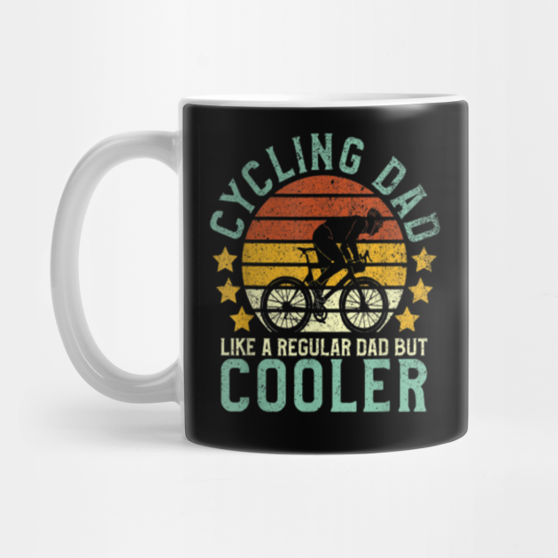 Mens Cycling Dad Bike Rider & Cyclist Father's Day Gift Funny T-Shirt ... - 11903157 0
