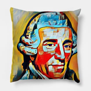 Joseph Haydn Abstract Portrait | Joseph Haydn Artwork 2 Pillow