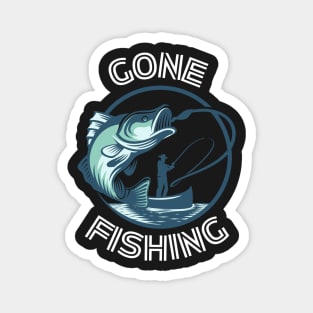 Gone Fishing Magnet