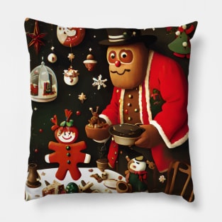 Gingerbread Man and Xmas Pillow