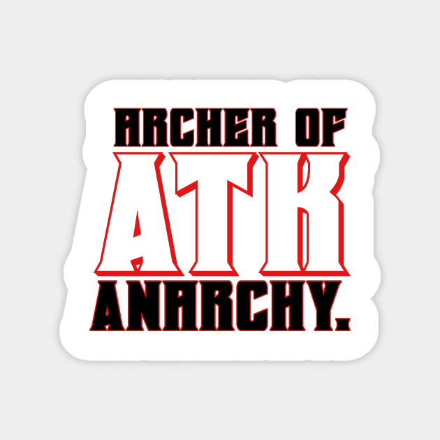 ATK "Archer of Anrachy" Retro Magnet by YBW