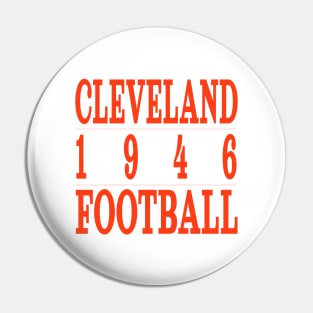 Cleveland football Classic Pin