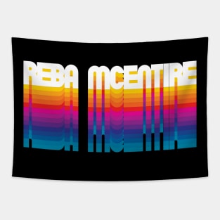 Retro Reba Proud Personalized Name Gift Retro Rainbow Style Tapestry