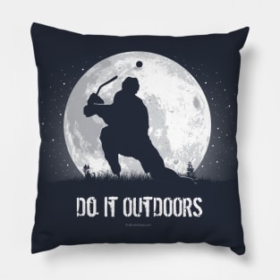 Do It Outdoors (Hockey) Pillow