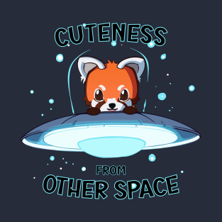 Red Panda cuteness from other space T-Shirt