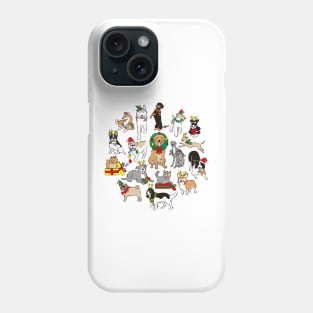 Happy Dogs Christimas Phone Case