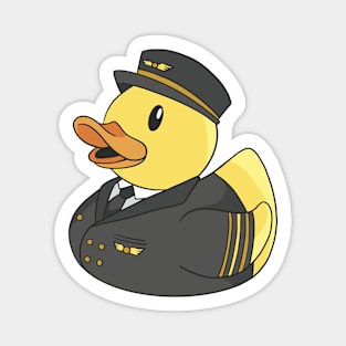 Cute Pilot Rubber Duckie // Bath Toy Duck Magnet