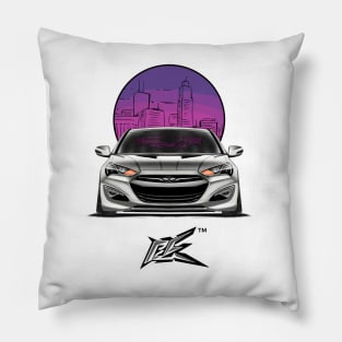 hyundai genesis coupe white Pillow