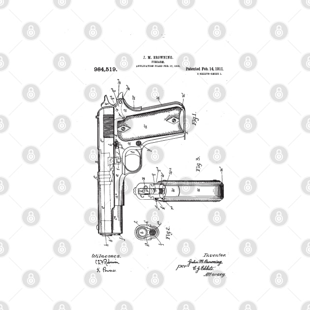 Colt 1911 Patent by Skush™