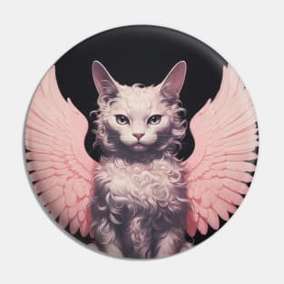 Cherub Cat Angel Poster Pin