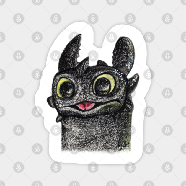 Dragon Toothless Magnet by Pendientera