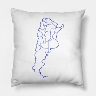 Argentina map Pillow