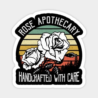 Rose Apothecary Handcrafted With Care Gift Idea - Rose Lover Magnet