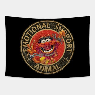 Vintage emotional support animal muppets Tapestry