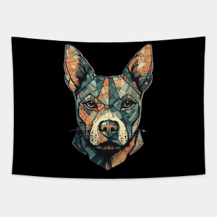 Abstract dog Tapestry