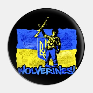 Ukraine Wolverines Pin