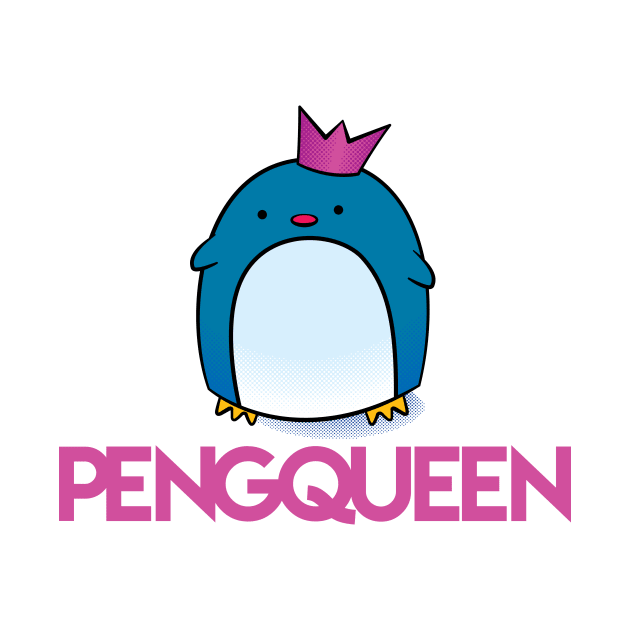 Funny Penguin Queen Pengqueen Gift by Lunomerchedes