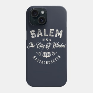 Salem The City Of Witches Massachusetts Vintage Phone Case