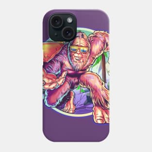 Bigfoot in Woods Phone Case