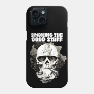 Cigar Hobby No. 2: "Smoking the Good Stuff"... Cigars that is... on a Dark Background Phone Case