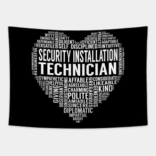 Security Installation Technician Heart Tapestry