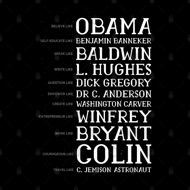 Black History Month BLM Obama Gift by qwertydesigns