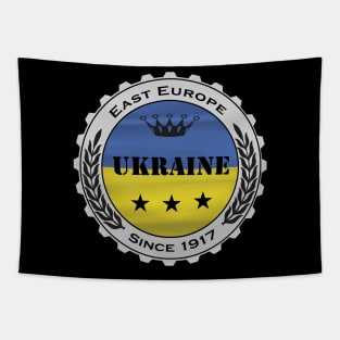 Ukraine Flagge Bierdeckel Vintage Design Tapestry