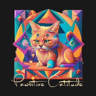 Pawsitive Catitude T-Shirt