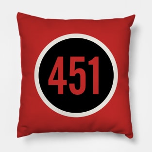 451 Degrees Pillow