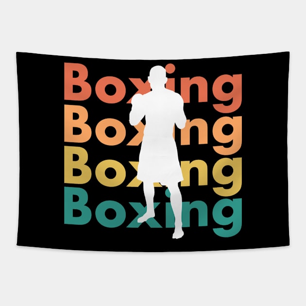 Boxing shirt in retro vintage style - gift for boxing lovers Tapestry by PDAG