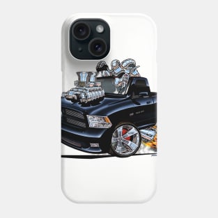 Dodge Ram Black Truck Phone Case