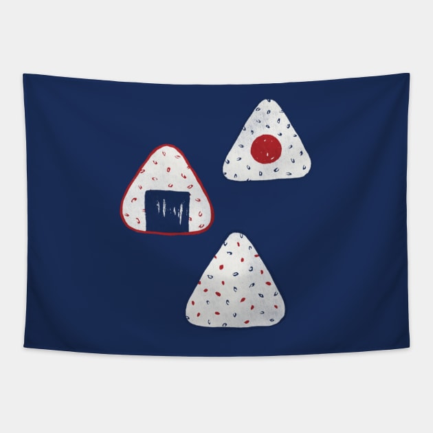 Onigiri (おにぎり) Tapestry by akaneyabushita